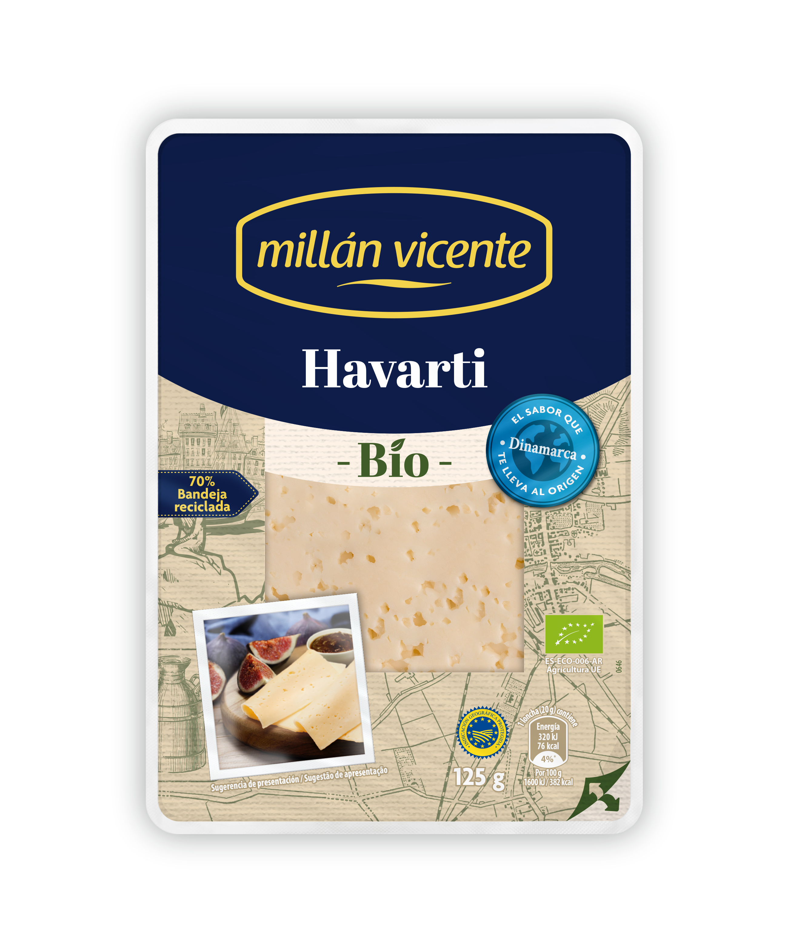 Havarti Lonchas Bio